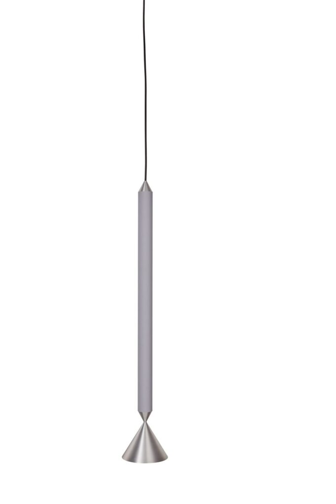 Lampa wisząca Apollo 59 jasnoszara aluminium Pholc – Lampy wiszące | bihome.pl