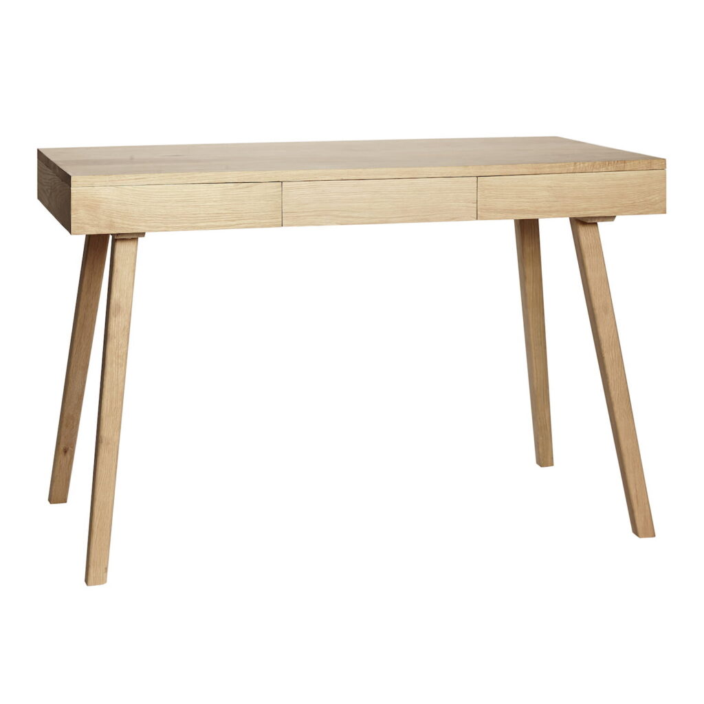 Biurko Tripple dąb Hubsch – Biurka | bihome.pl